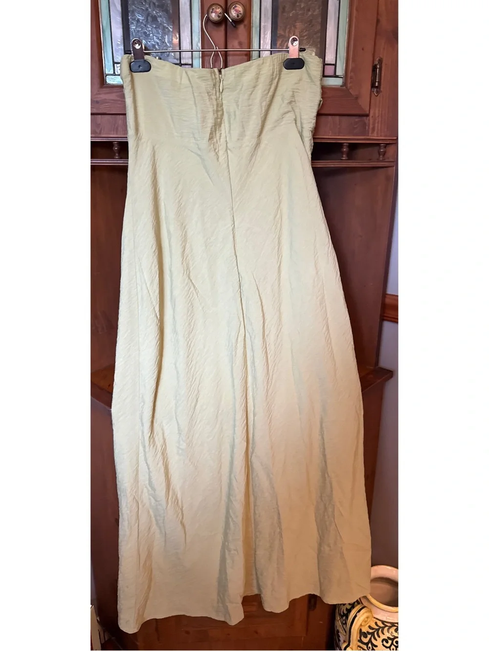 Abercrombie & Fitch Knot-Front Slip Maxi Dress L